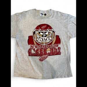 1997 Looney Tunes Taz Detroit Red Wings T-shirt XL Vintage